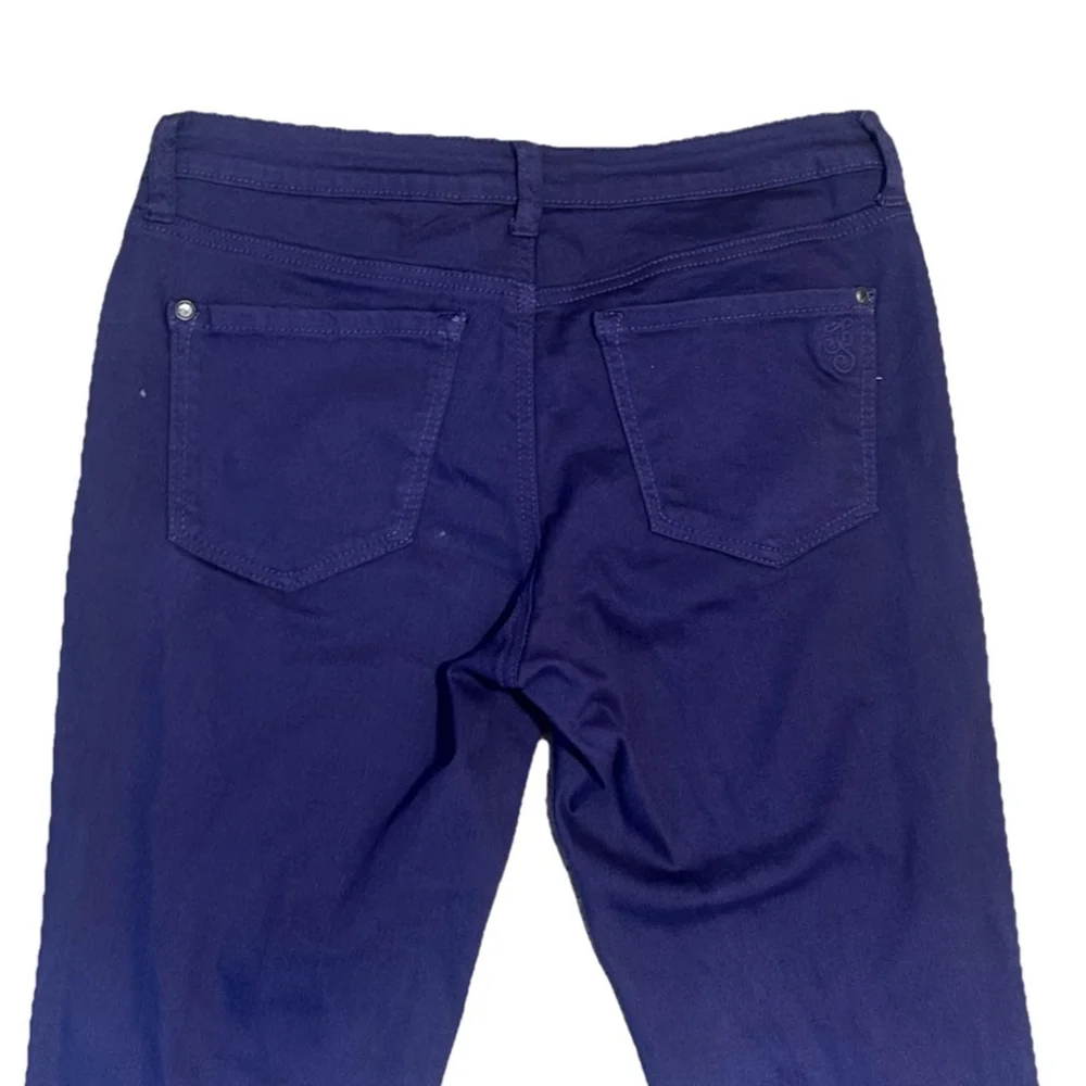 Women’s Jessica Simpson Purple Kiss Me Zipper Ankle Pants Size 30 - Picture 7 of 8